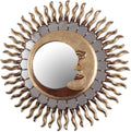 Bronze Leaf Wall Mounted Mirror U7771