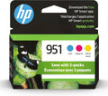 HP 951 Cyan, Magenta, Yellow Ink Cartridges (3-pack) E190