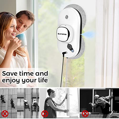 2800PA Automatic Window Cleaning Robot with Edge Detection B839008