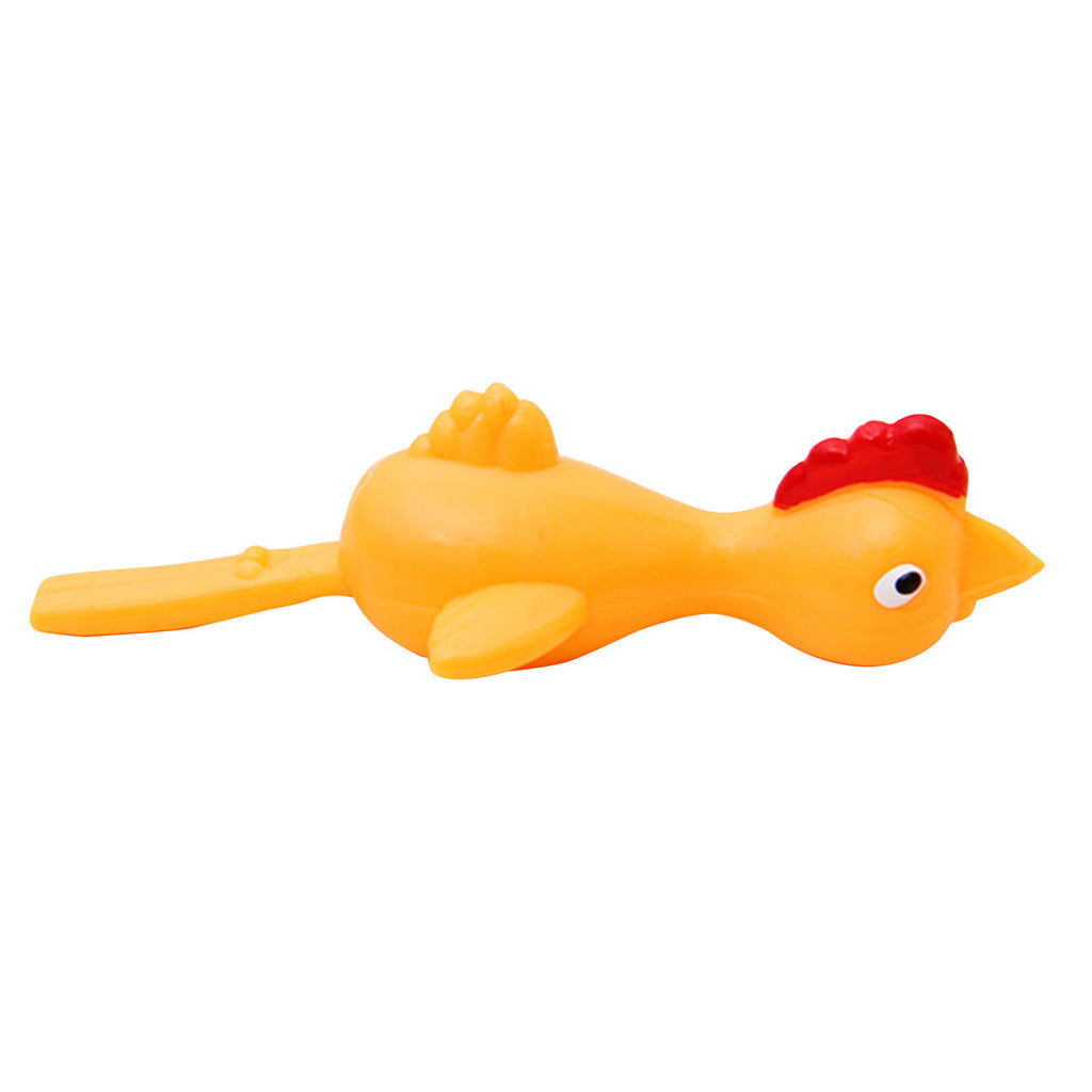 16 PCS Rubber Chicken Flying Toy O546