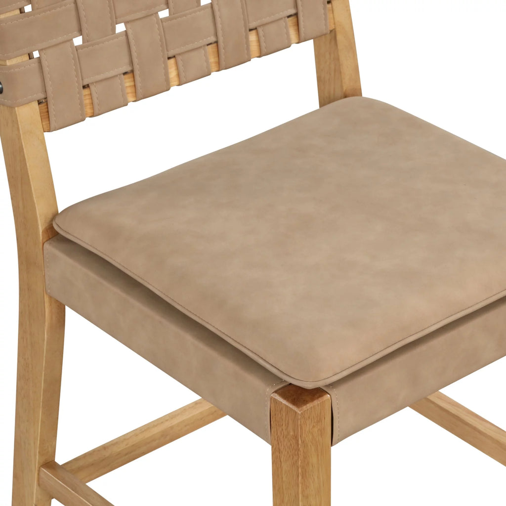 Mid-Century Modern Leather Bar Stool S702
