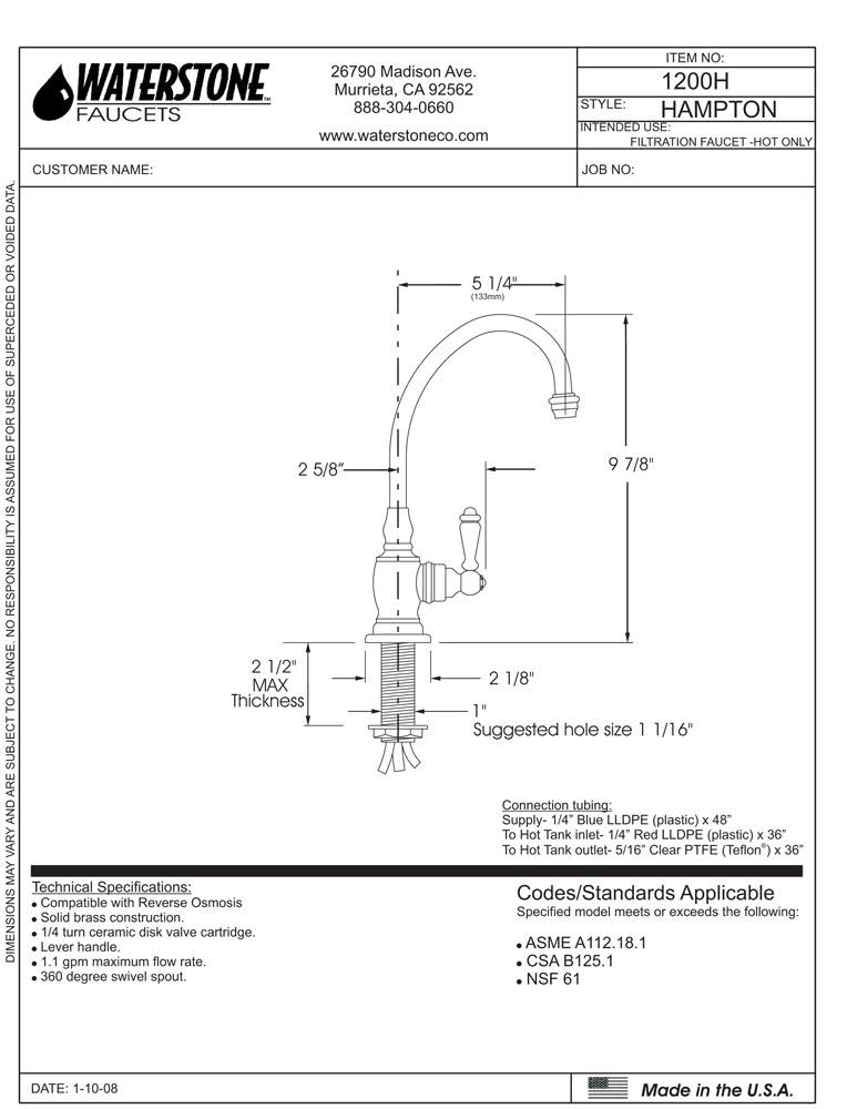 Antique Bronze Filtration Faucet M90164