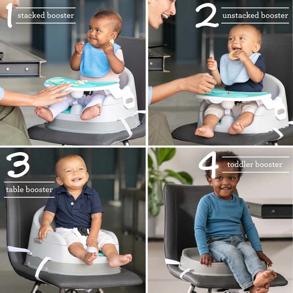4-in-1 Feeding Booster Seat, Teal M389