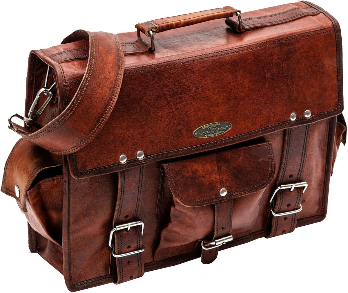 Leather Messenger Bag K86793