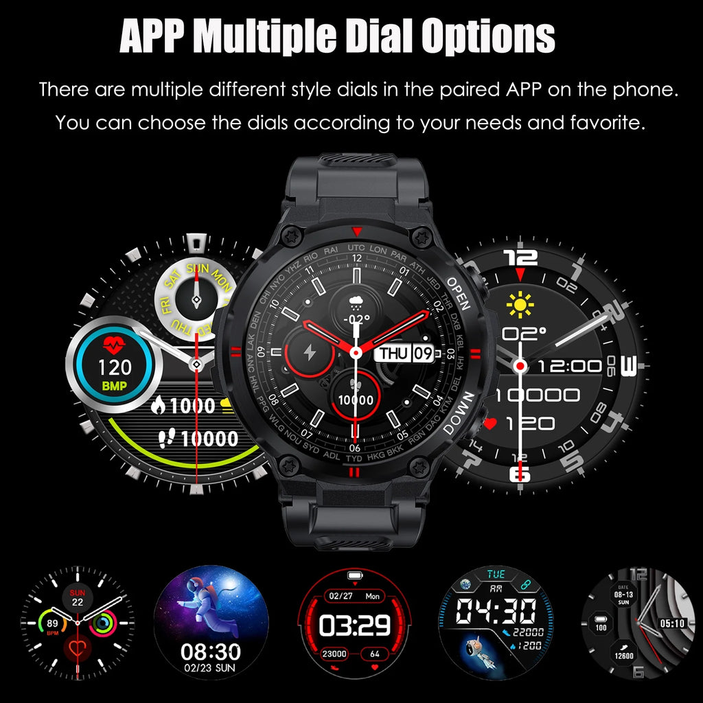 1.3'' HD Touch Screen Tactical Smartwatch V31297