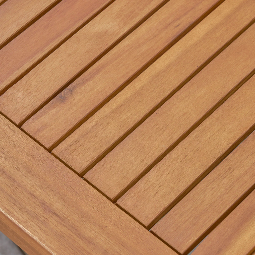 2 Piece Acacia Wood Outdoor Sofa Set U243187