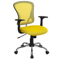Yellow Mid-Back Mesh Task Chair N79578