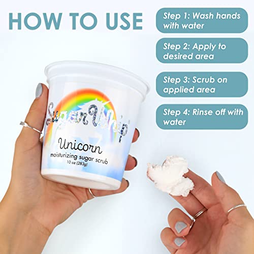Exfoliating Sugar Scrub Face and Body Cleanser 10 oz N13063