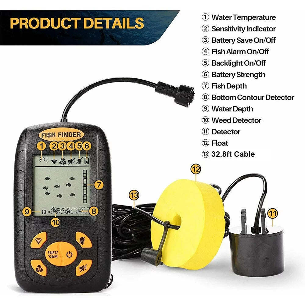 Portable Fish Finder Sonar Transducer B7824