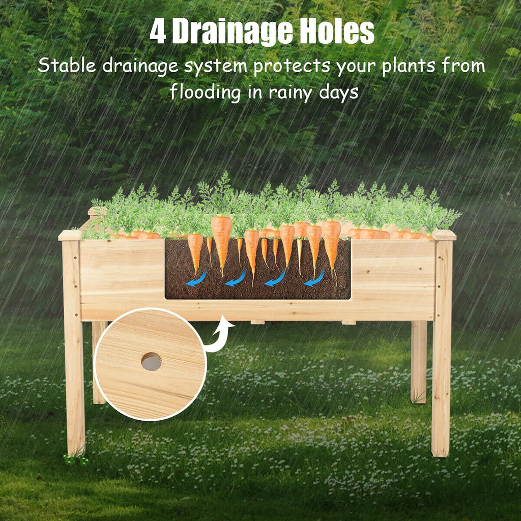 Wooden Raised Garden Bed F605023