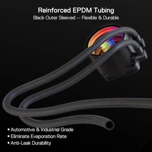 Liquid Cooling System CPU Water Cooler with 120mm PWM RGB Fans M721