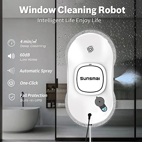 2800PA Automatic Window Cleaning Robot with Edge Detection B839008