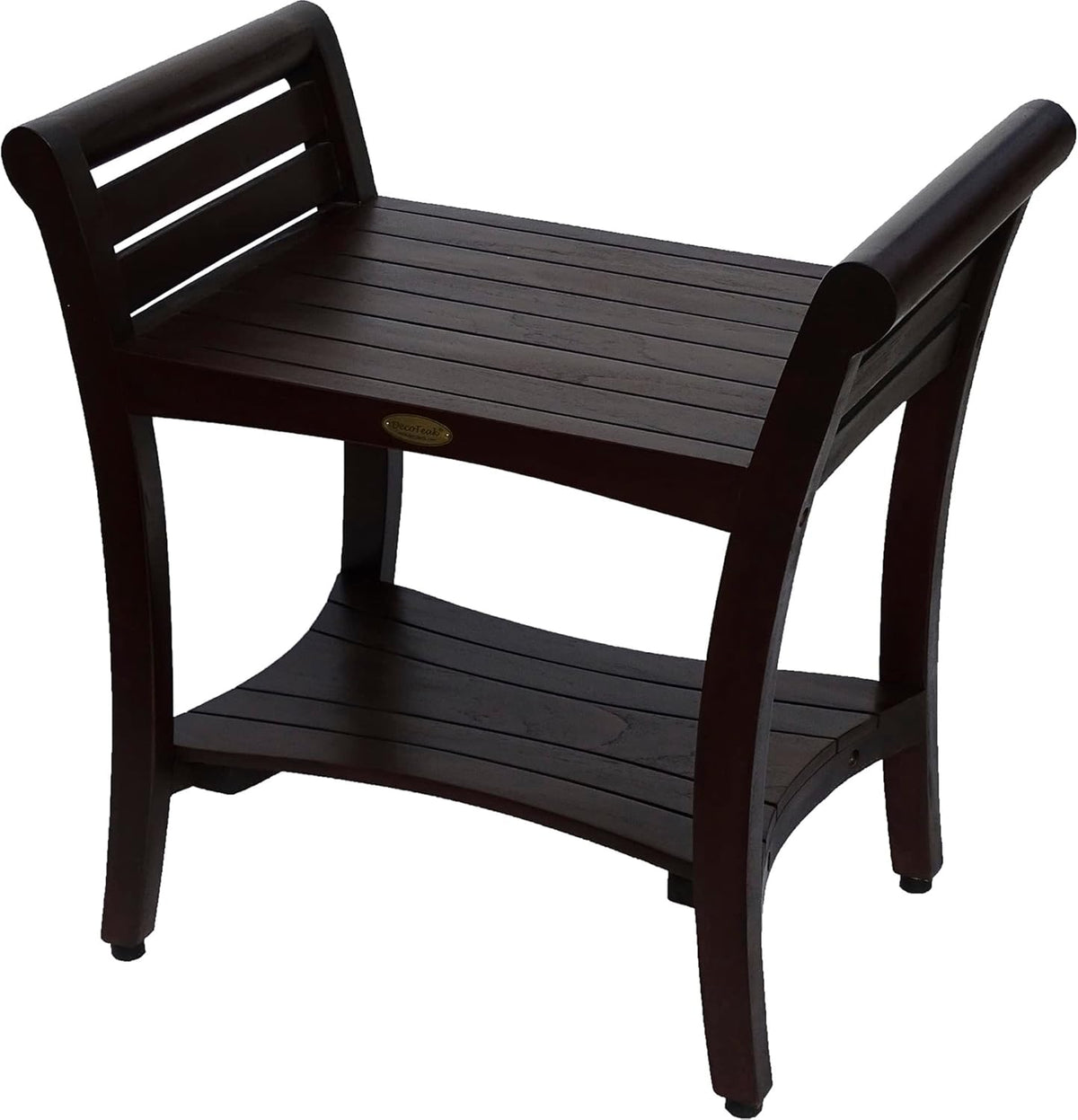 Teak Shower Bench 24 Inch Brown P6532