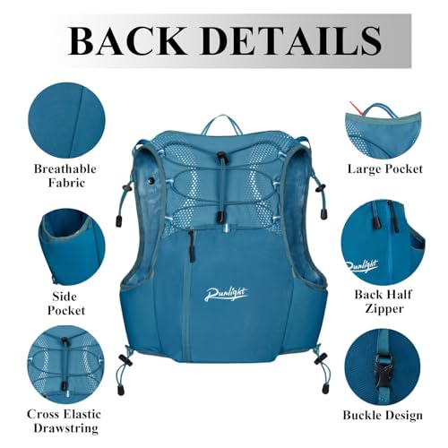 Lightweight Hydration Backpack with 1.5L Water Bladder K282