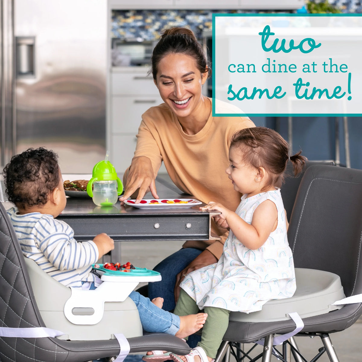 4-in-1 Feeding Booster Seat, Teal M389