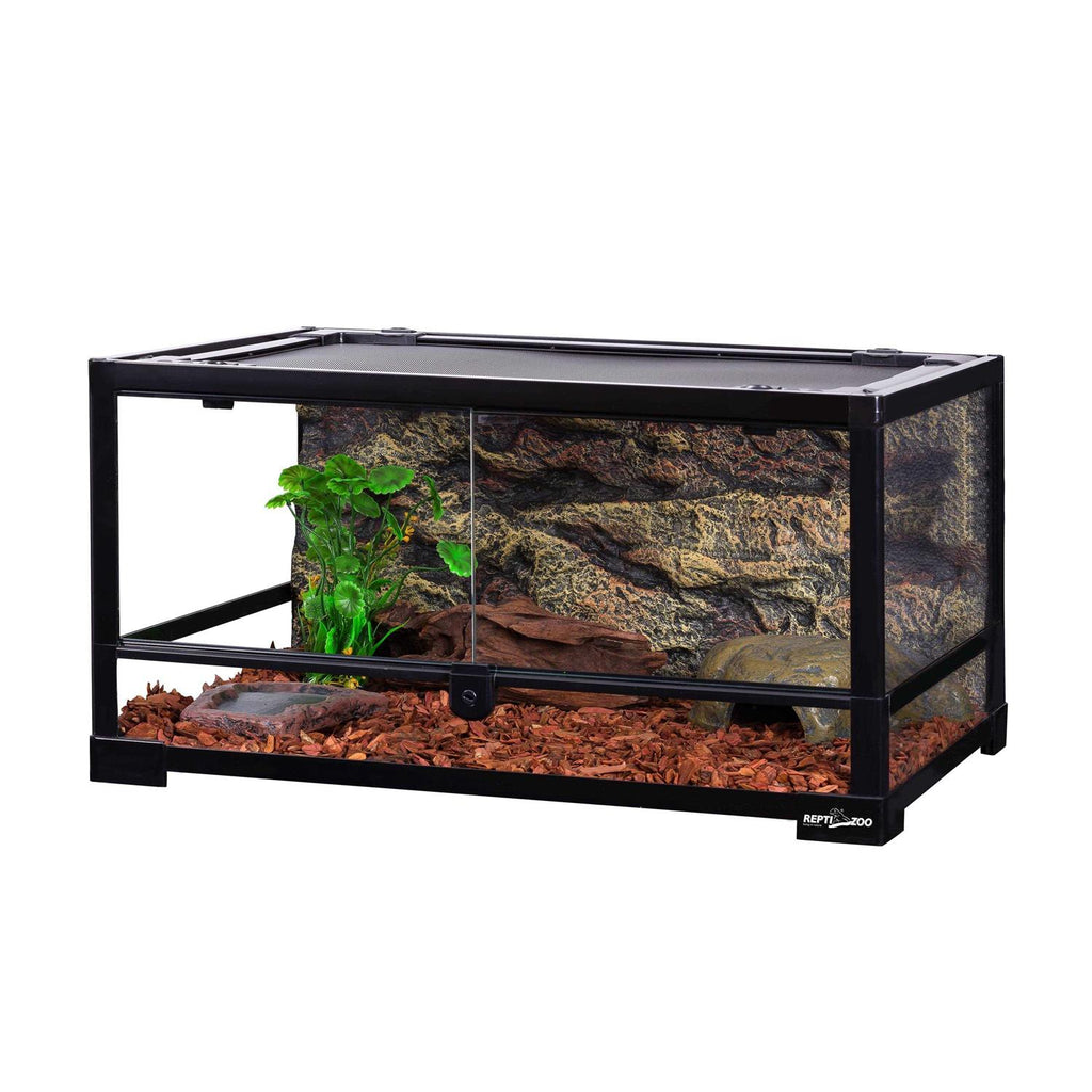 24 x 18 x 12.6 in. Reptile Glass Terrarium with Double Hinge Door W493497