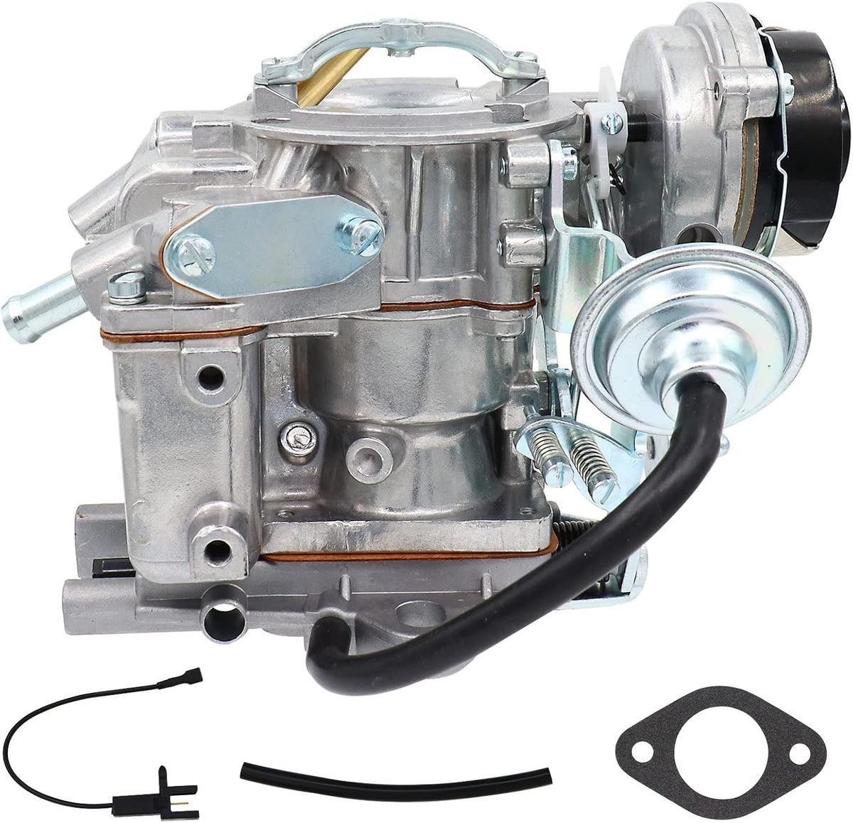 1 Barrel Carburetor for Ford 4.9L 300 Cu 4.1L 250 Cu 3.3L 200 Cu Engine, Automatic Choke With Gaskets Pack of 2 F36296