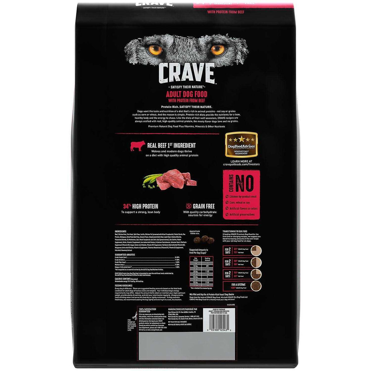 Grain Free Adult Dry Dog Food with Protein F5514
