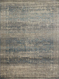 Grey Blue 6'7 x 9'2 Rug O34478