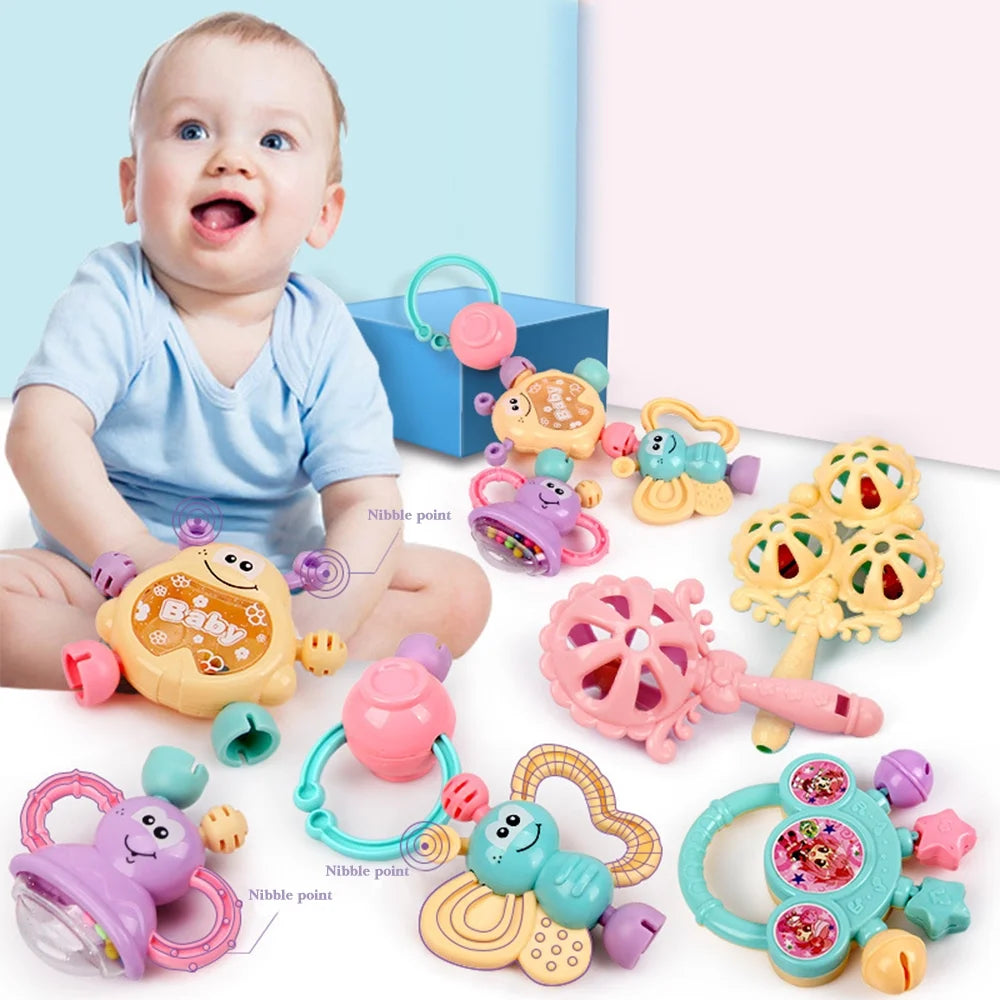 7Pcs Baby Rattles Toy Set C98540