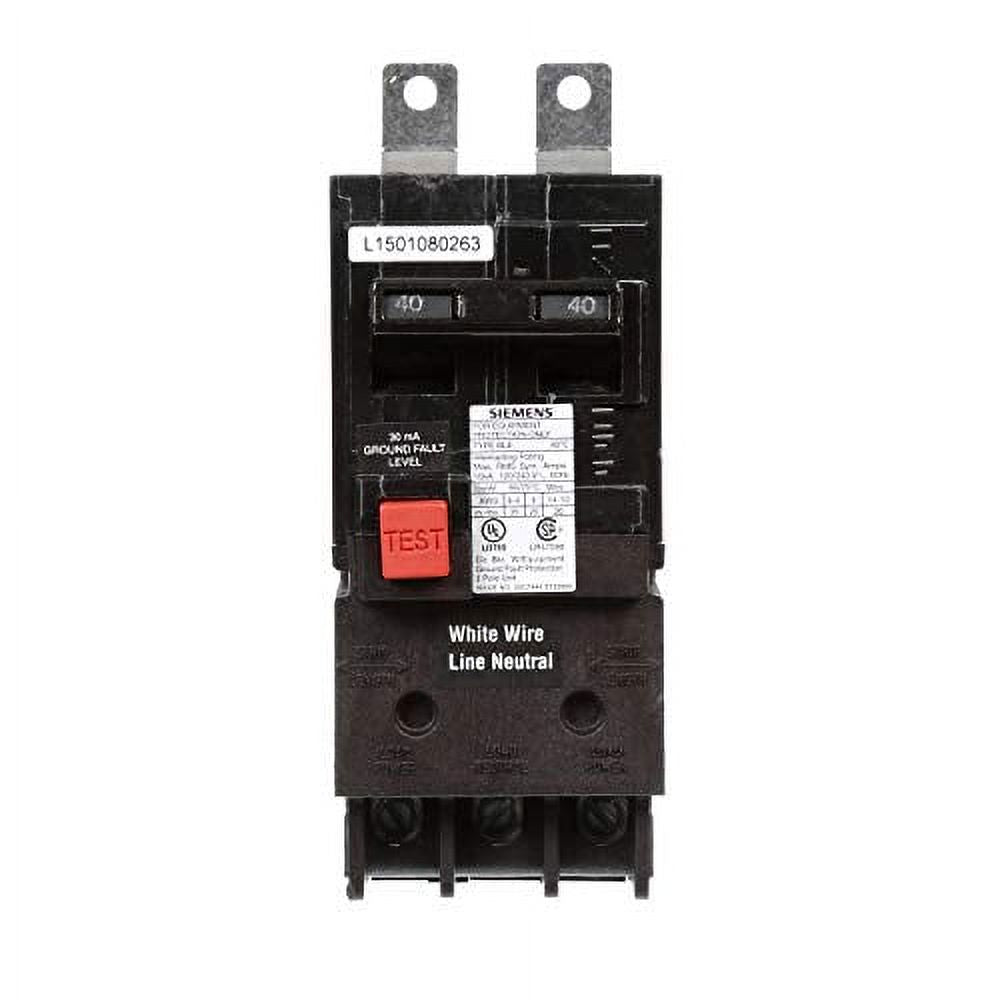 40A 2P 120/240V 10K BLE GFI 30MA Bolt-On Circuit Breaker Z6428