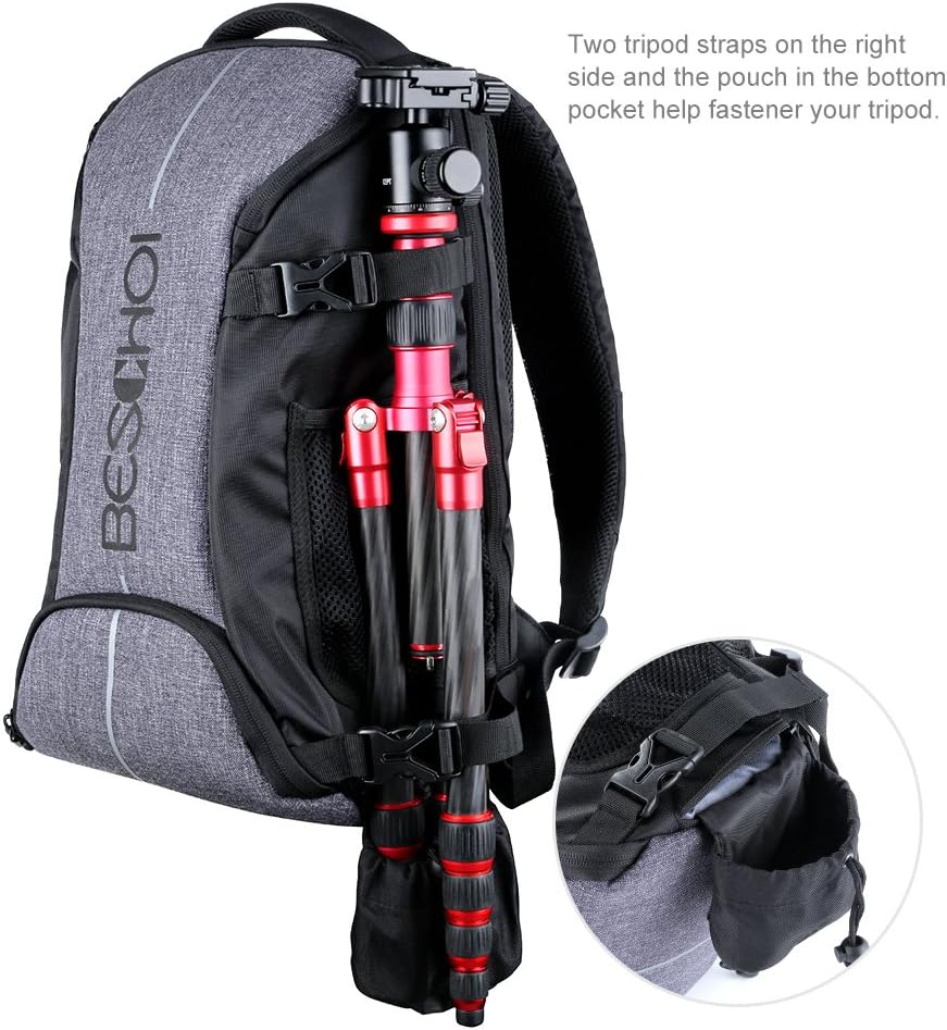 Waterproof Camera Backpack with Rain Cover G958873
