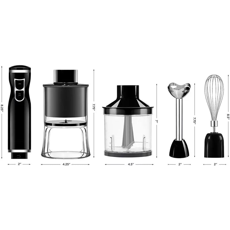 Countertop Blender & Immersion Blender 6-in-1 Food Prep Combo Kit A863804