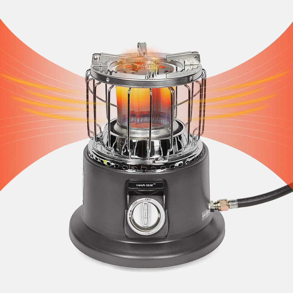 2 in 1 Portable Propane Heater & Stove Q75688