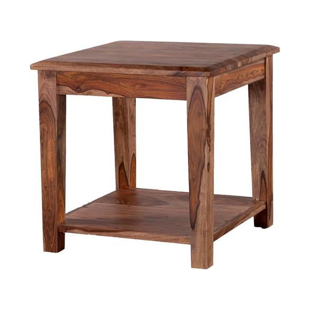 Solid Sheesham Wood End Table Y5269
