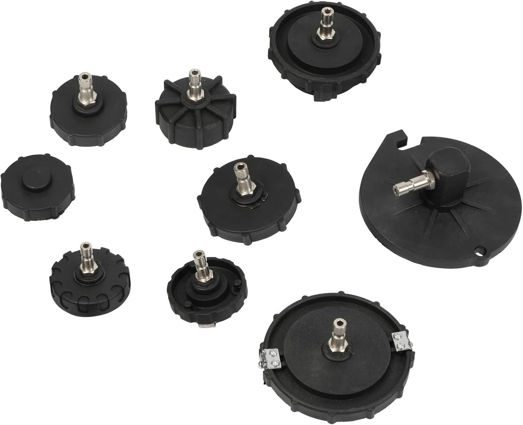12pcs Brake Master Cylinder Adapters Brake Fluid Bleeding Bleeder Tool Kit with Storage Case T243418