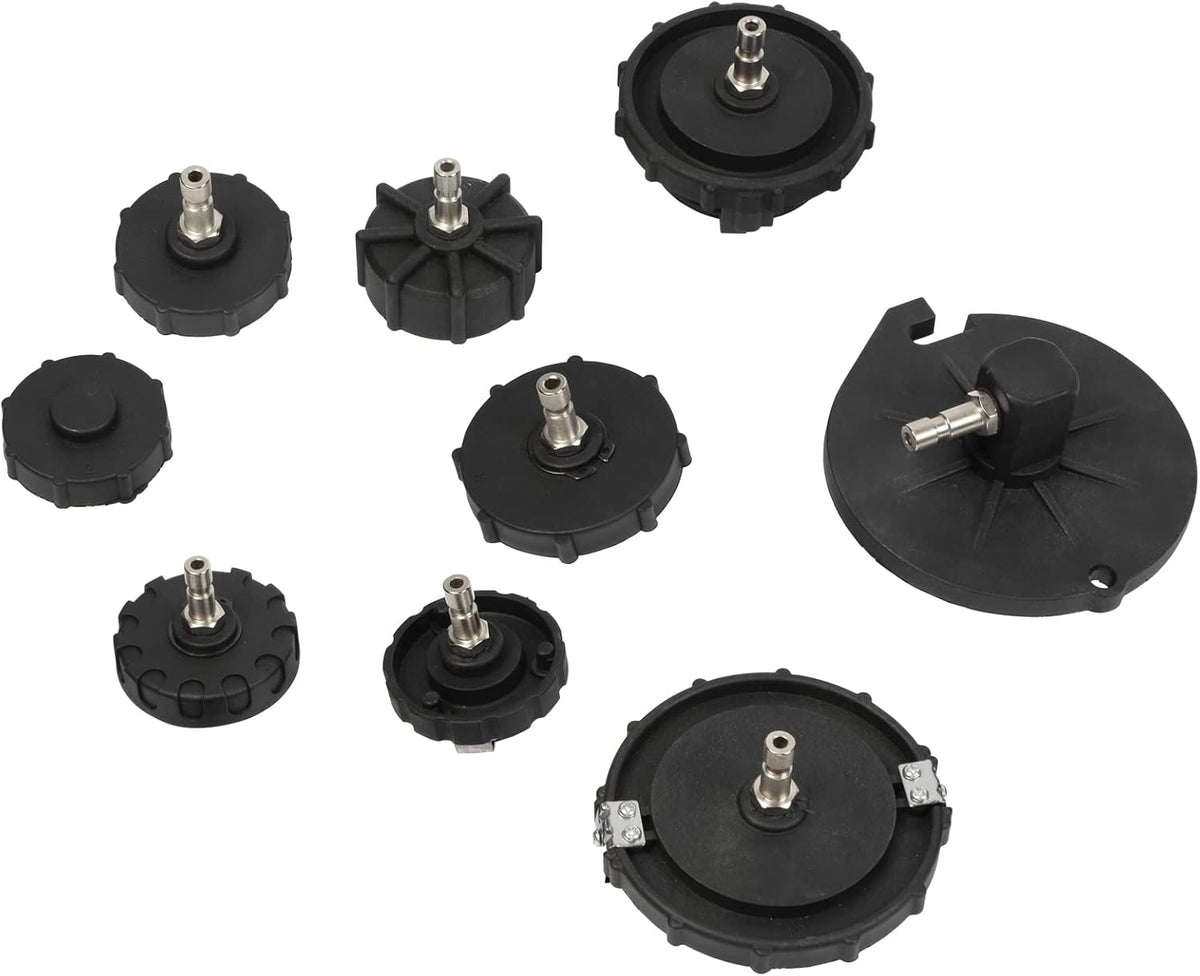 12pcs Brake Master Cylinder Adapters Brake Fluid Bleeding Bleeder Tool Kit with Storage Case T243418