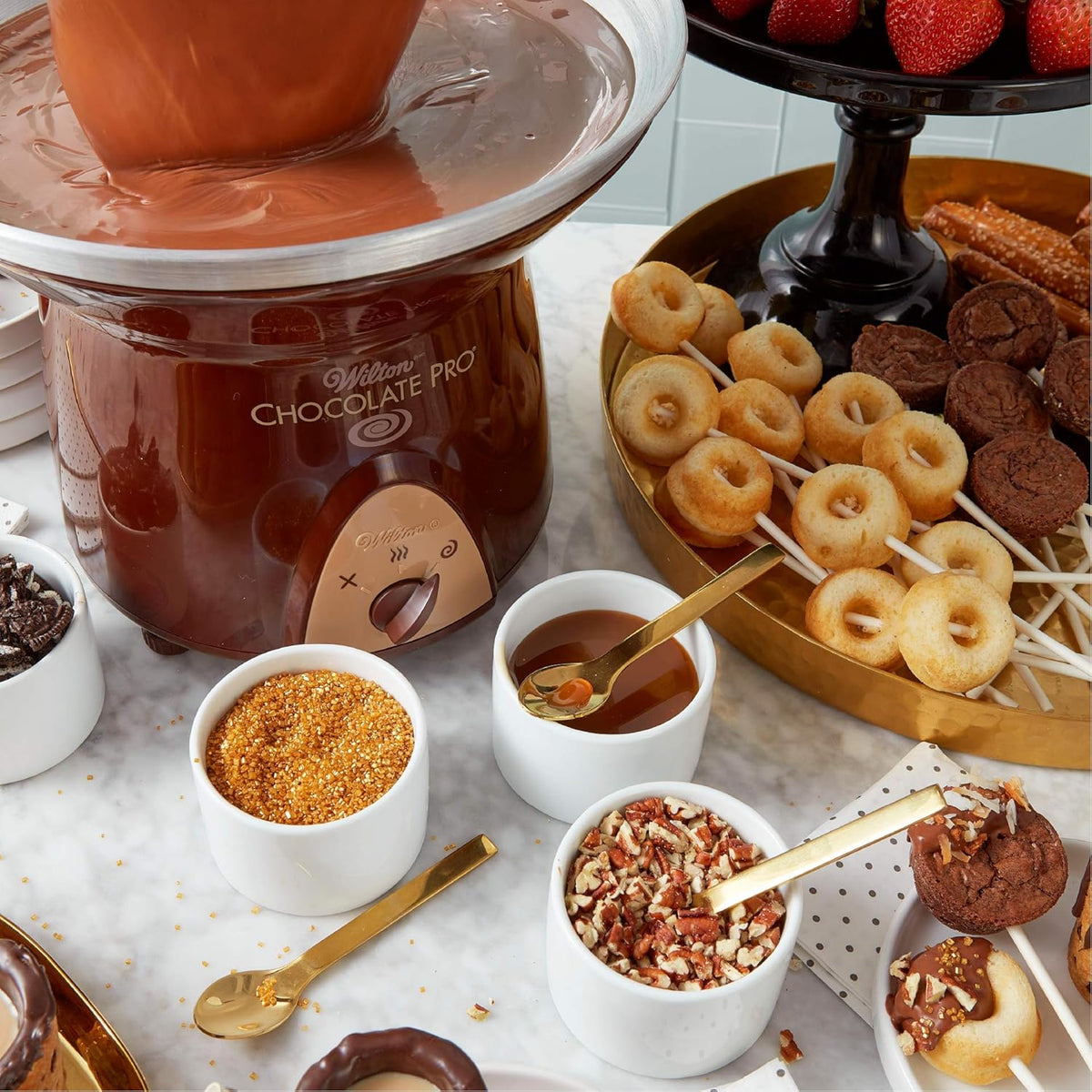 Chocolate Fountain, 3-Tier, 16-Inches Tall, 4-lb Capacity M35461
