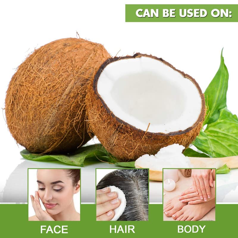 Extra Virgin Organic Unrefined Raw Coconut Oil (8 oz) S7925