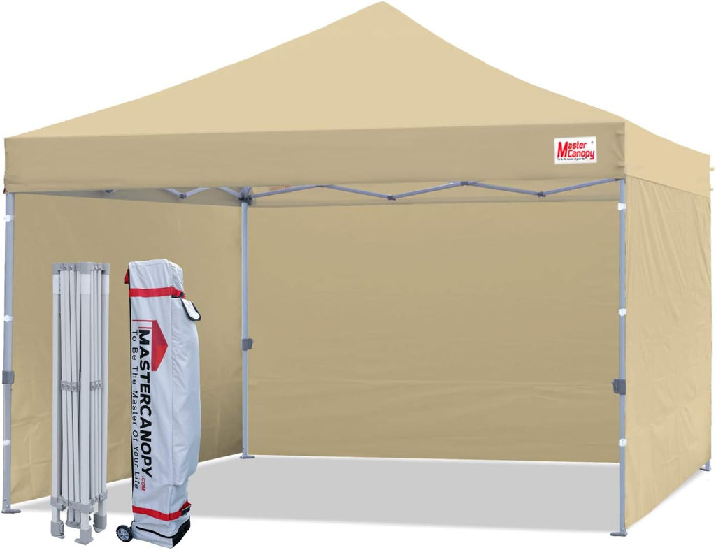 10x10 Heavy Duty Pop-up Canopy Tent with Sidewalls B377