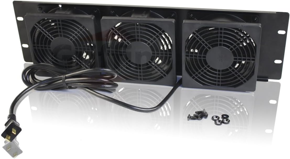 Rackmount Cooling Fan 3U Triple Exhaust Fans H929