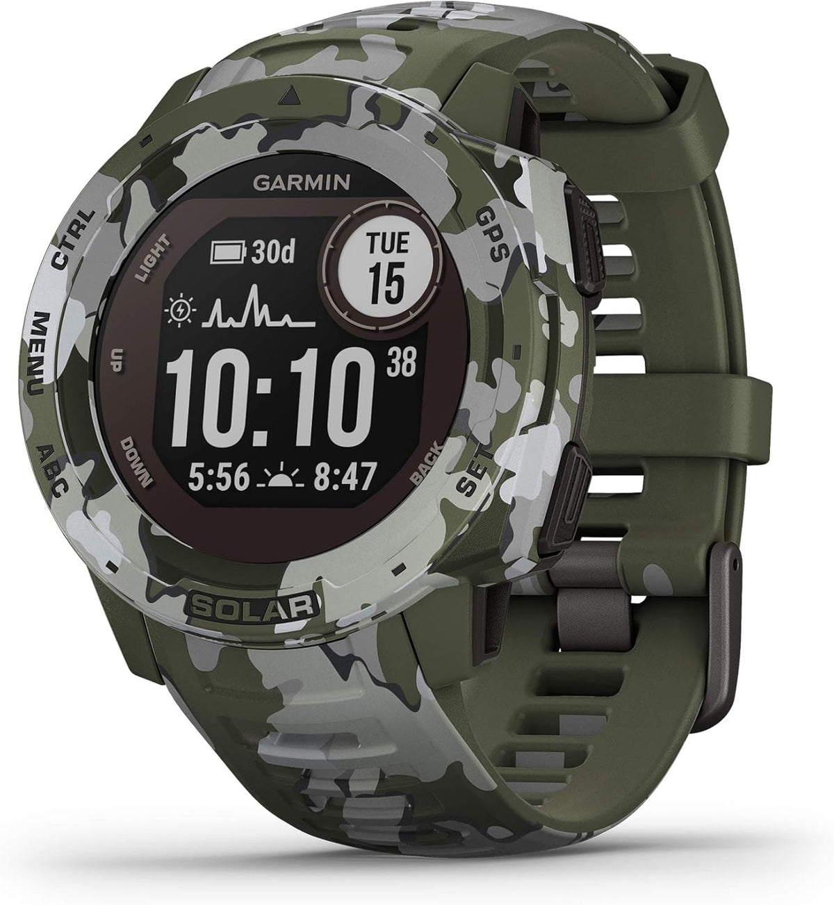 Rugged Outdoor Smartwatch with Solar Charging Z706089