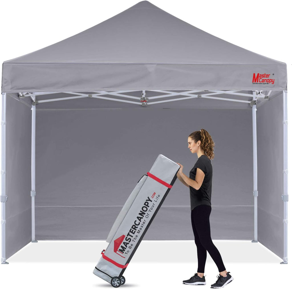 10x10 Heavy Duty Pop-up Canopy Tent with Sidewalls B377