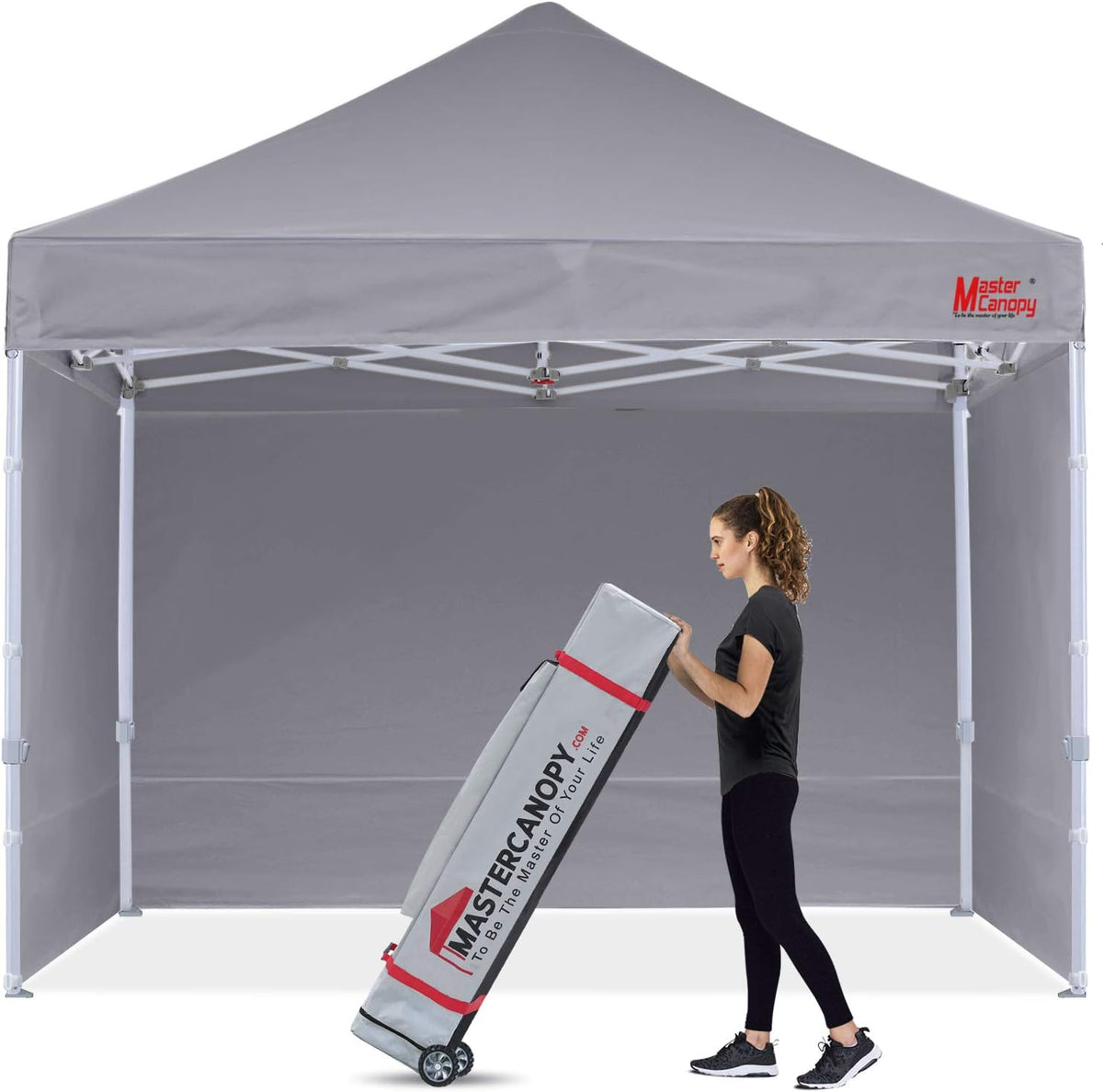 10x10 Heavy Duty Pop-up Canopy Tent with Sidewalls B377