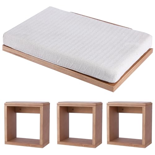 Set of 4 Cat Wall Shelves and Bed R520014