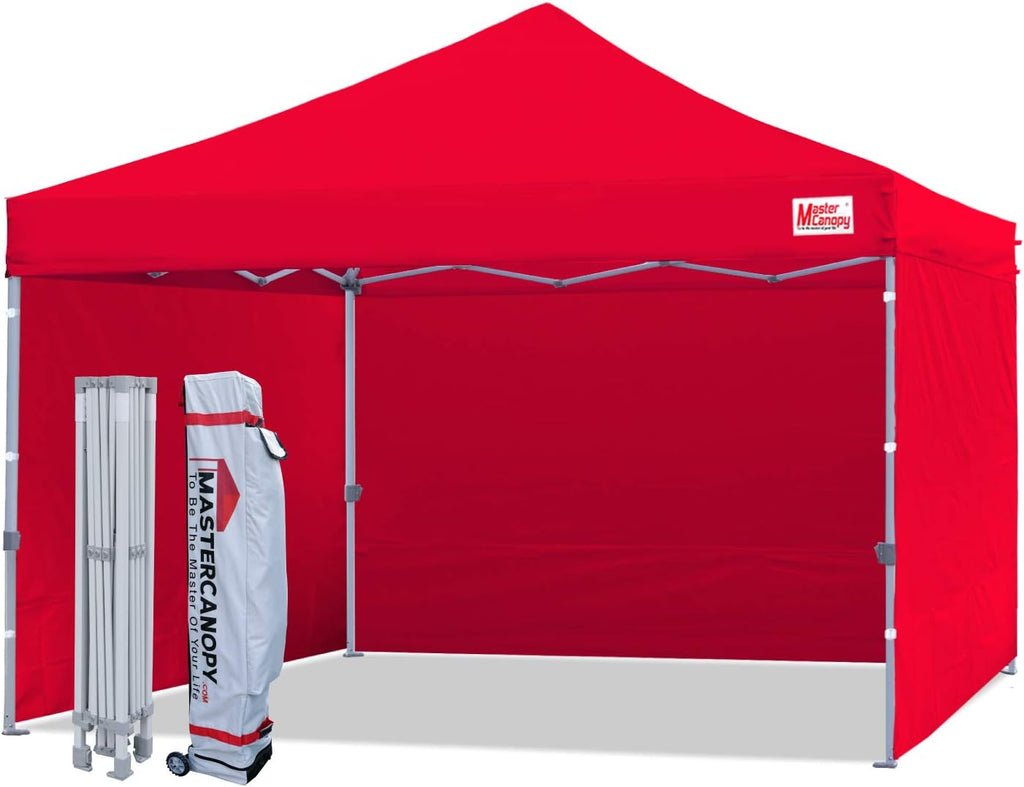 10x10 Heavy Duty Pop-up Canopy Tent with Sidewalls B377