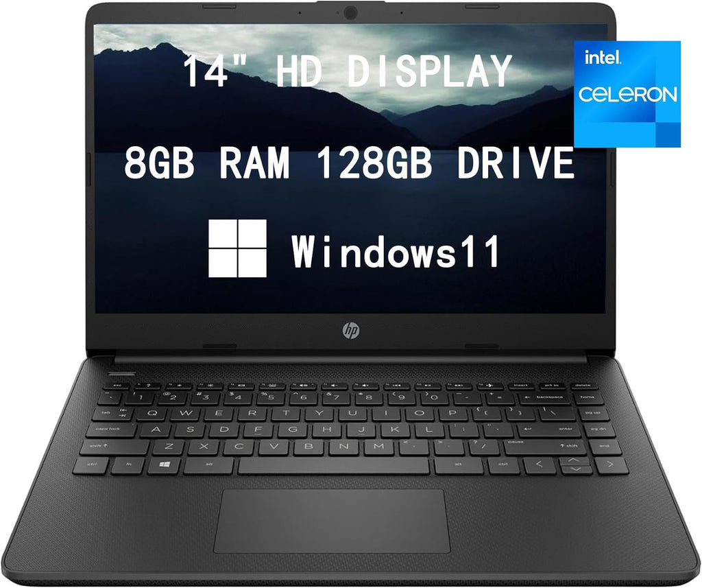 14'' HD Intel Celeron N4120 8GB RAM 128GB Windows 11 Laptop C939512