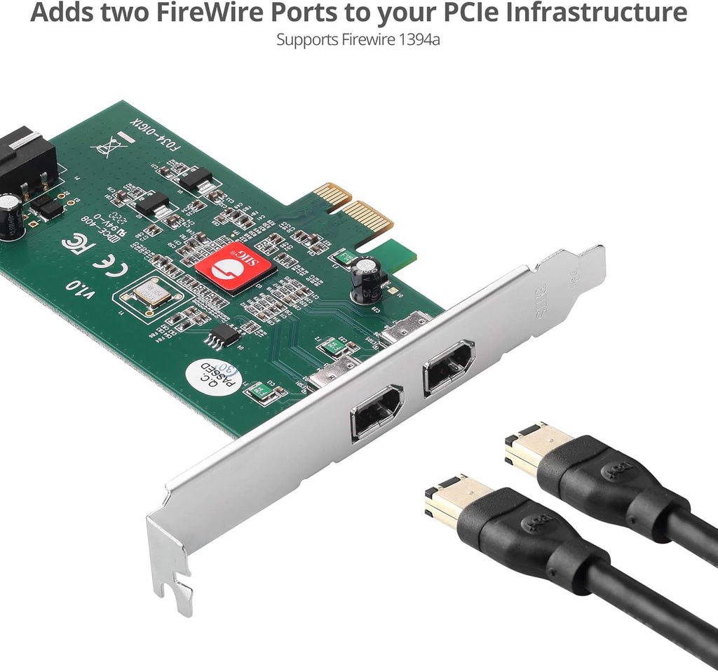 2-Port FireWire 400 PCIe Card D3393