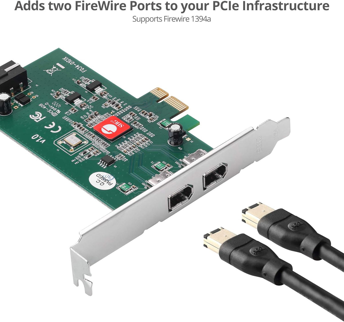 2-Port FireWire 400 PCIe Card D3393