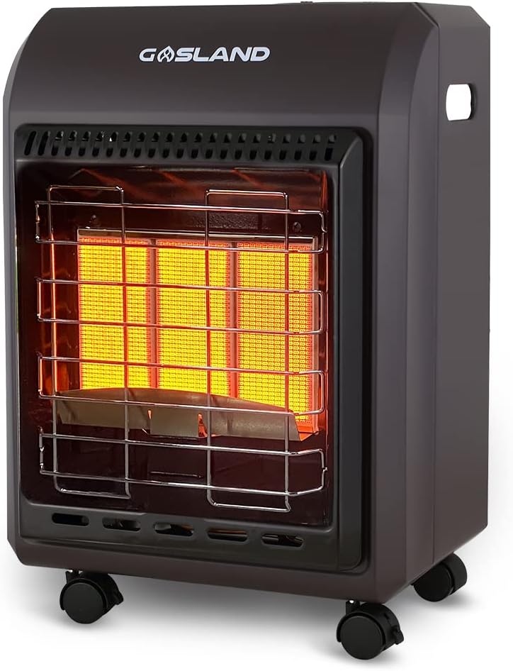 Red Propane Radiant Heater, 18,000 BTU T929499