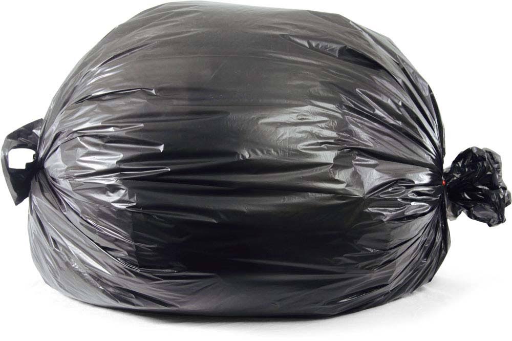 55 Gallon 1.3 Mil LLDPE Two Handle Trash Bags P94189