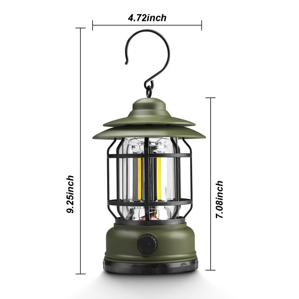 USB Rechargeable LED Camping Lantern Flashlight Lamp V556