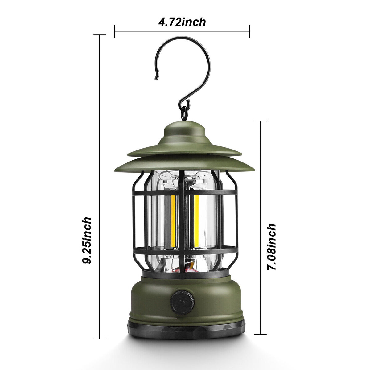 USB Rechargeable LED Camping Lantern Flashlight Lamp V556
