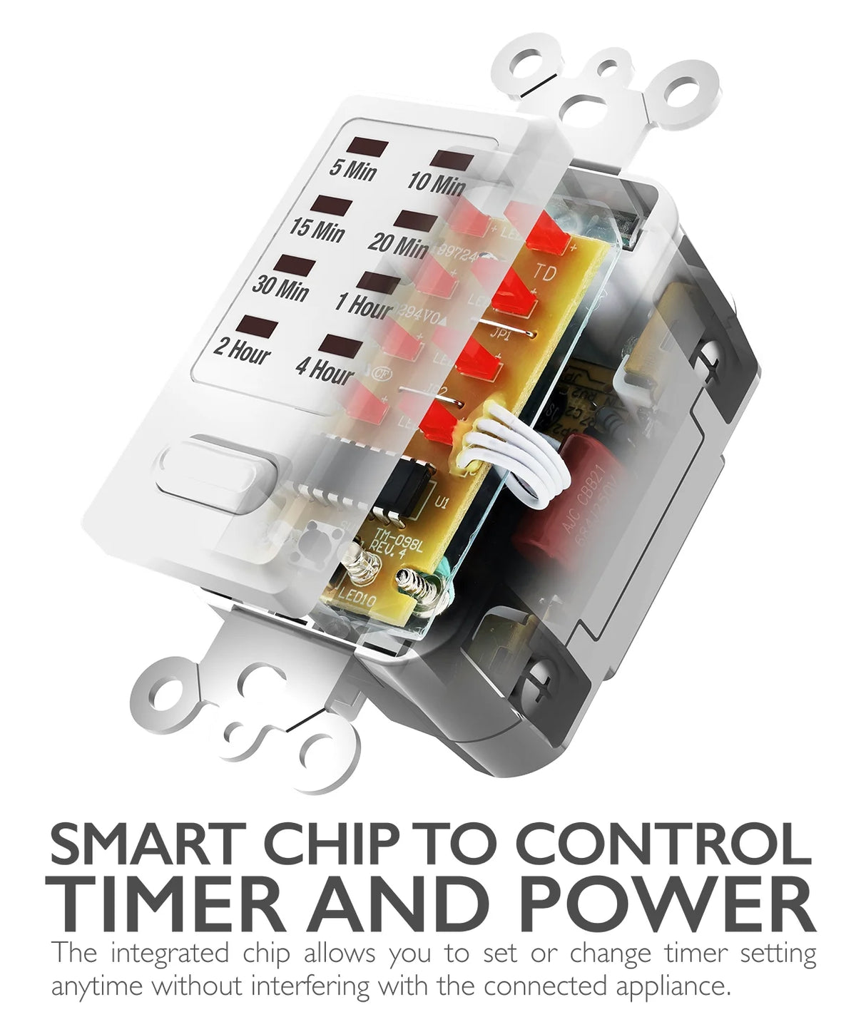 2 Pack 9 Setting 1875W Countdown Timer Switch A3332