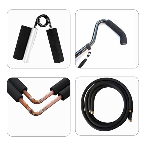 Flexible Pipe Insulation Foam Tube 1/2 3/4 1 Inch ID Waterproof Foam Tubing 5.9ft Length 1 Pcs E683