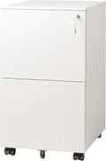 2 Drawer Mobile File Cabinet with Lock M79541